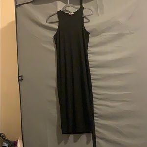 Black Bodycon Midi Dress